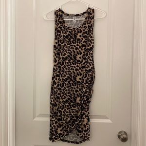 Stretchy Leopard Print Dress